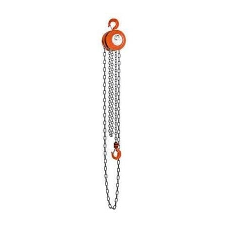 Cm 2255A Series 622A Hand Chain Hoist, 12 Ton Rated Capacity, 10 Ft Standard Lift, Weston Load Brake 2255